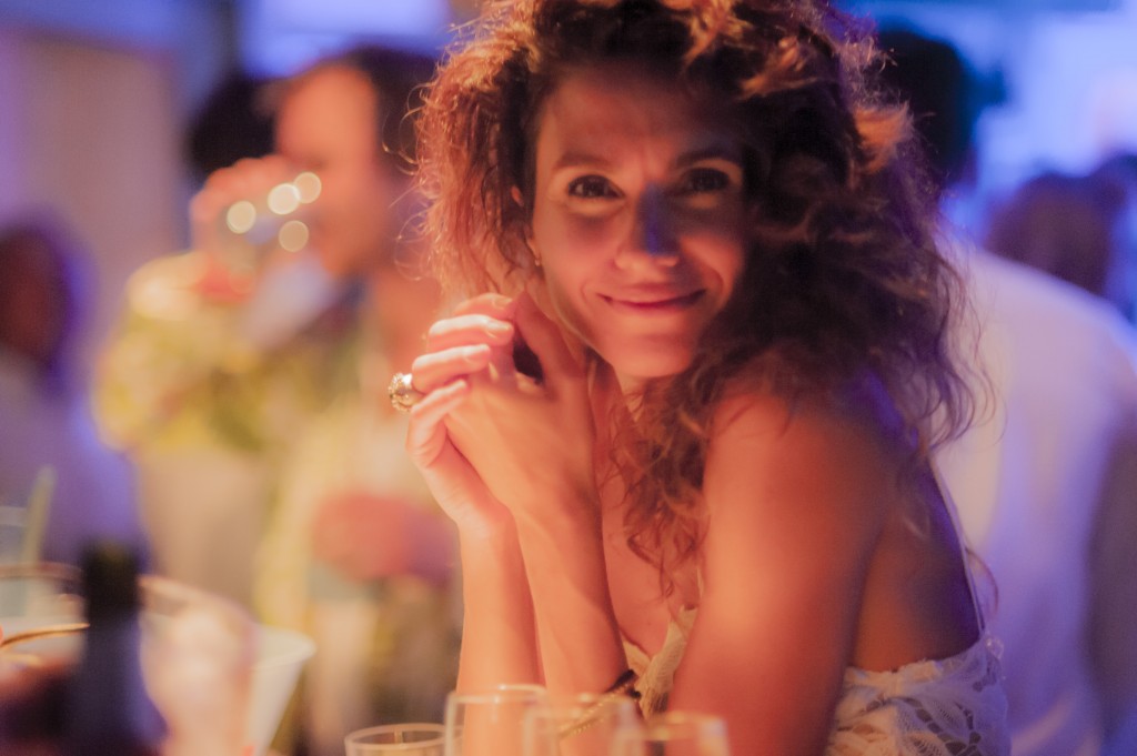 Florencia Raggi en la Fiesta de Blanco de Chandon Chez Repetto, Punta del Este, 2015