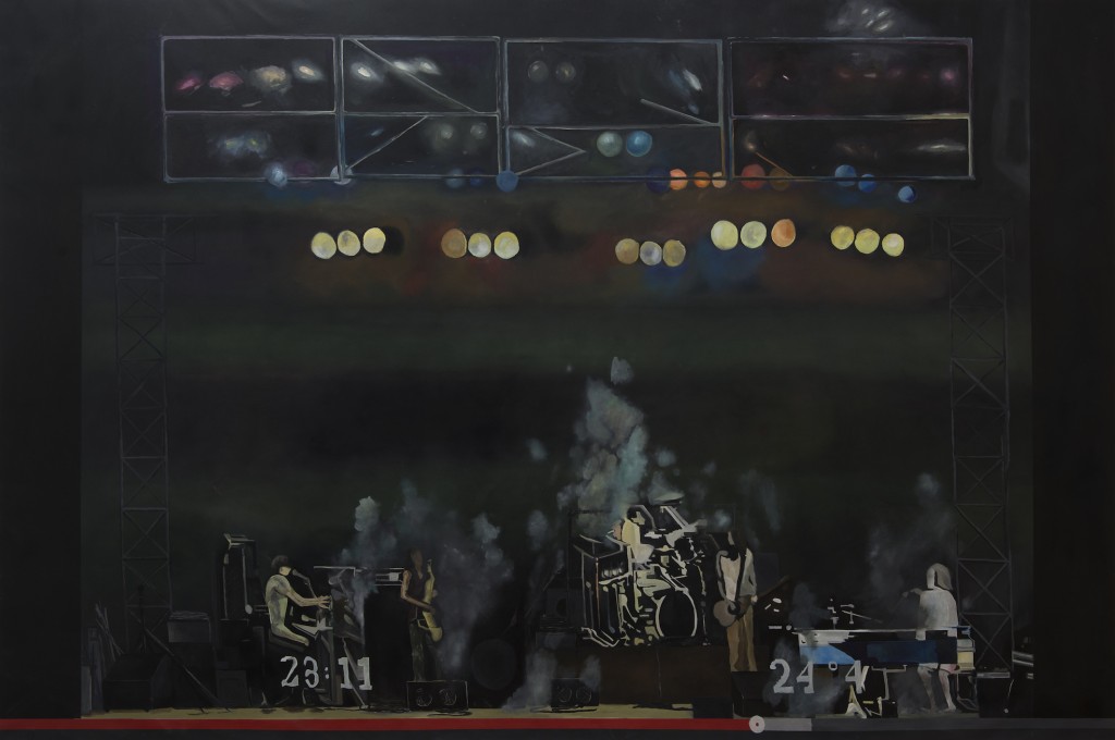  algo que dura. oleo sobre tela 3,00 x 2,00 m