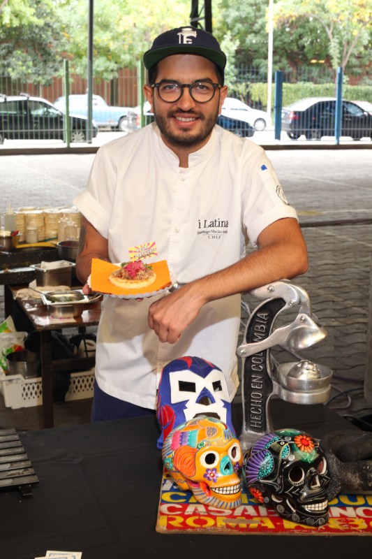 Santiago Macias en la presentación de Masticar 2016