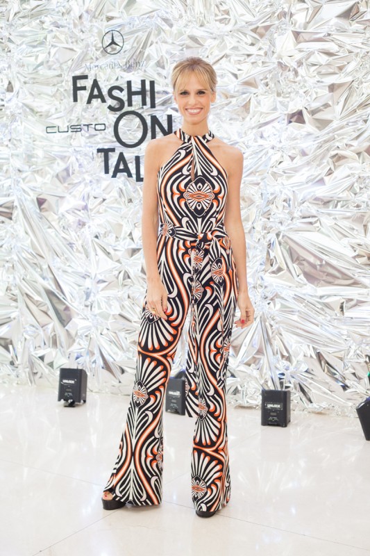 Mariana Fabbiani en el Mercedes-Benz Fashion Talk con Custo Barcelona. F...