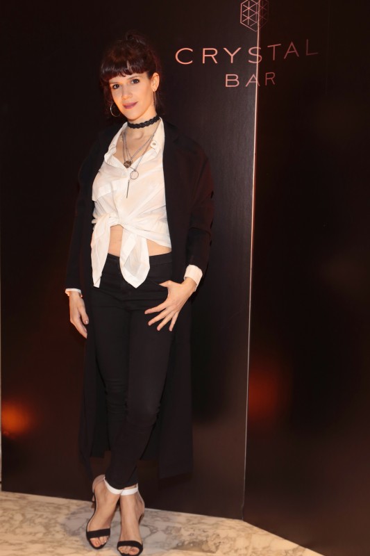 Violeta Urtizberea presente en la inauguración del Crystal Bar en Alvear Icon