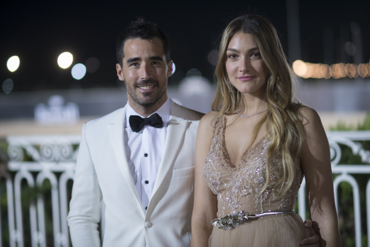 Nacho Viale y Lucia Pedrazza en la séptima edición del Prix de Baron B
