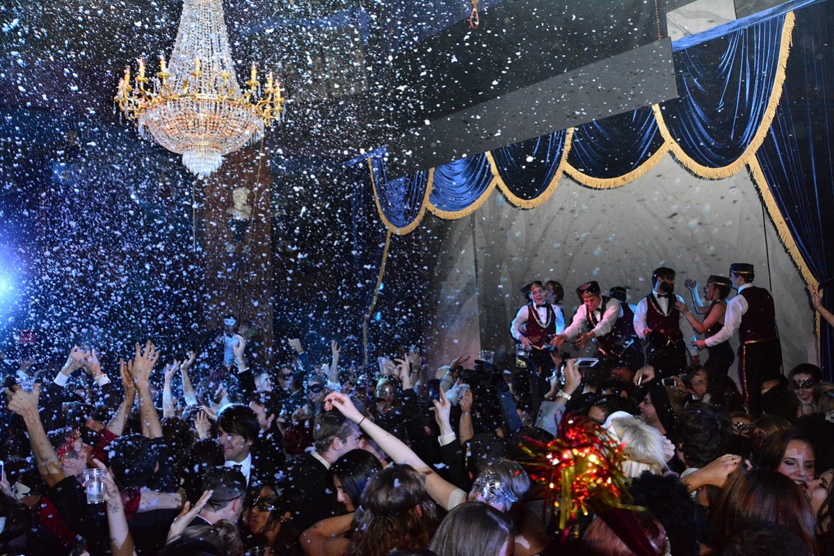 NEW YORK, NY - DECEMBER 31:  A general view of atmosphere during the Sleep No More New Year's Eve 2014 Party at The McKittrick Hotel, home of Sleep No More, on December 31, 2013 in New York City.  (Photo by Brian Killian/Getty Images)