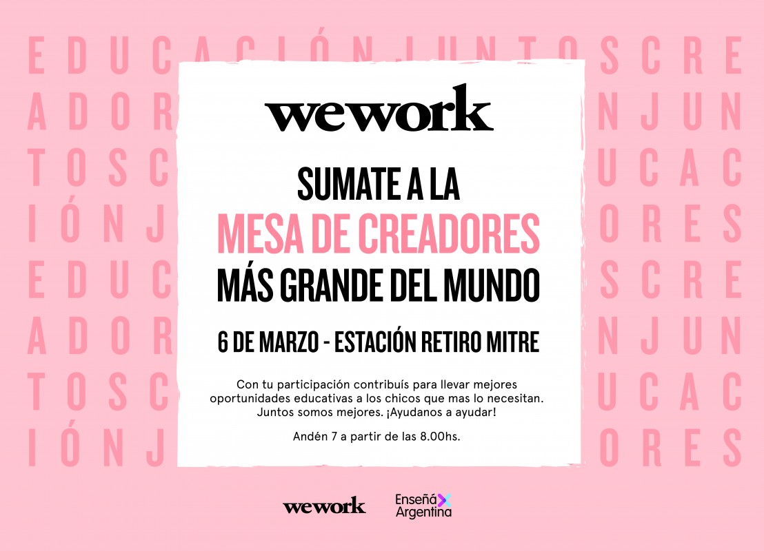 Mesa de Creadores - WeWork Retiro