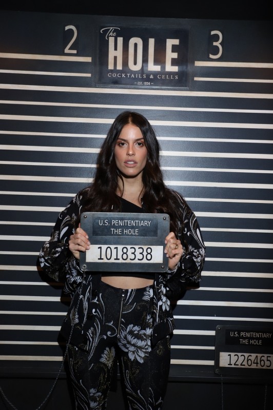 Guti Marzari en la inauguración de The Hole